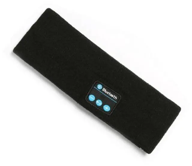 Alt view image 3 of 7 - My-Call Bluetooth V5.0 Headsfree Sport Headband Music Headwear for iPhone 6 & 6s / iPhone 5 & 5S / iPhone 4 & 4S and Other Bluetooth Devices (Black)