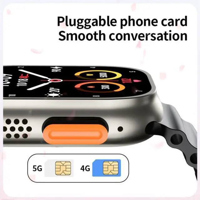 Alt view image 4 of 7 - GS29 2.08 inch IP67 Waterproof 4G Android 9.0 Smart Watch Support AI Video Call / GPS 2G+32G (Black)