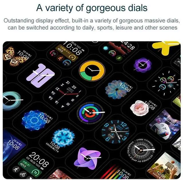 Alt view image 4 of 7 - P22 1.4 inch IPS Color Screen Smart Watch,IP67 Waterproof, Support Remote Camera /Heart Rate Monitoring/Sleep Monitoring/Sedentary Reminder/Blood Pressure Monitoring (Pink)