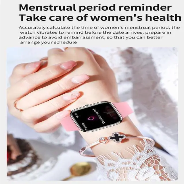 Alt view image 6 of 7 - Y9 Pro 1.85 inch Color Screen Smart Watch,Support Heart Rate Monitoring / Blood Pressure Monitoring (Black)