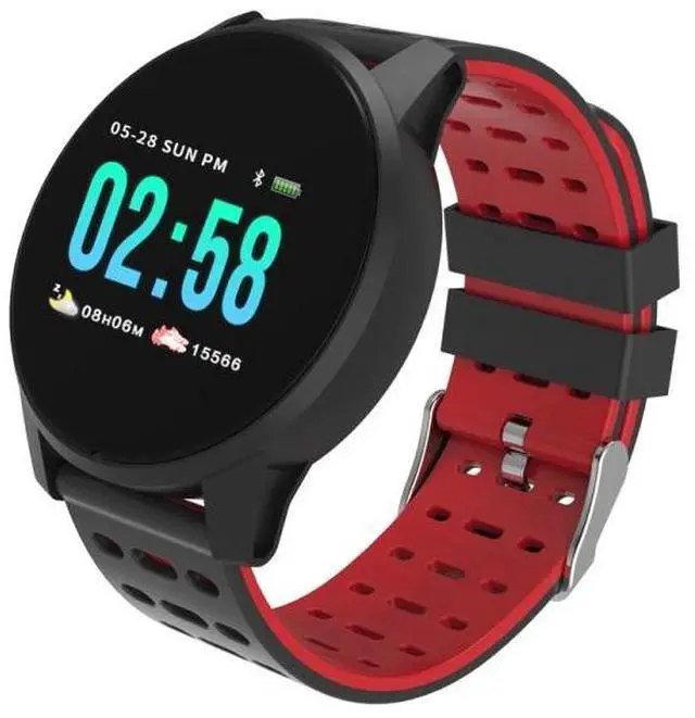 Main image of KY108 1.3 inches 240x240 Resolution Smart Bracelet IP67 Waterproof, Support Call Reminder /Heart Rate Monitoring /Sleep Monitoring /Blood Pressure Monitoring /Blood Oxygen Monitoring (Red)