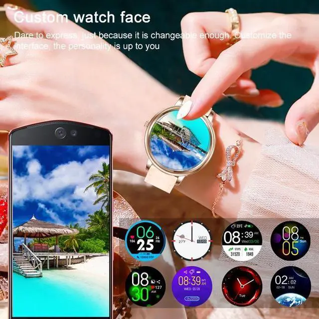 Alt view image 4 of 7 - 1.09 inch IPS Color Screen IP67 Waterproof Smart Watch, Support Sleep Monitoring / Heart Rate Monitoring / Blood Pressure Monitoring / Multi-sports Mode, Style: Steel Strap (Silver)