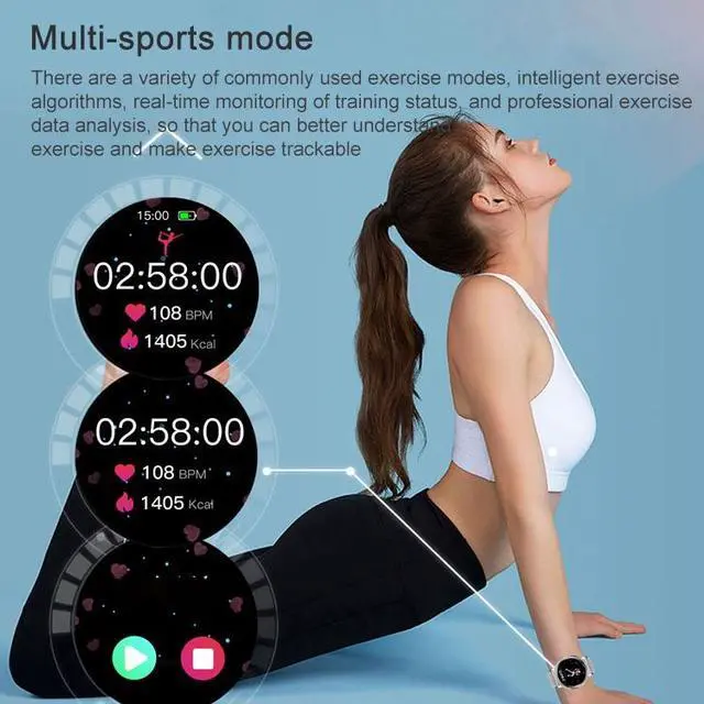 Alt view image 5 of 7 - 1.09 inch IPS Color Screen IP67 Waterproof Smart Watch, Support Sleep Monitoring / Heart Rate Monitoring / Blood Pressure Monitoring / Multi-sports Mode, Style: Steel Strap (Silver)