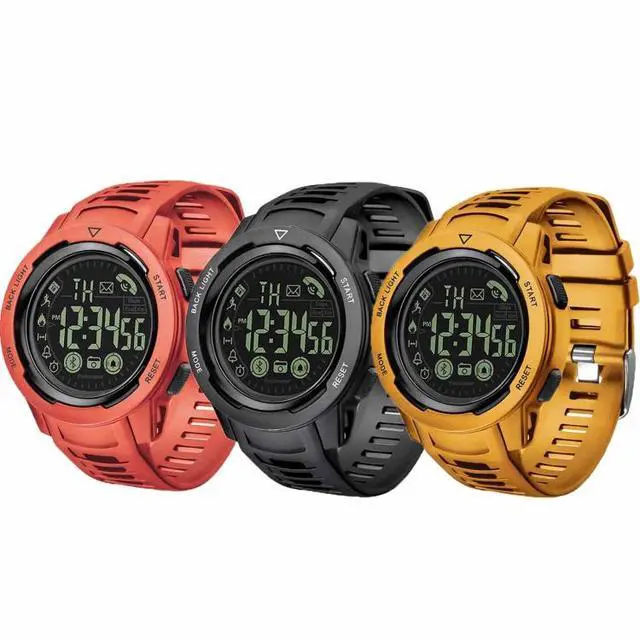 Alt view image 2 of 7 - SPOVAN PR3 Outdoor Waterproof Bluetooth Smart Sports Watch (Black)
