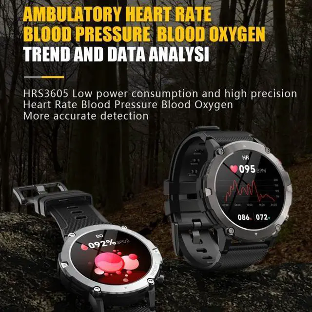 Alt view image 2 of 7 - C21 1.32 inch HD Screen Smart Watch, Support Heart Rate Monitoring/Blood Oxygen Monitoring (Silver)
