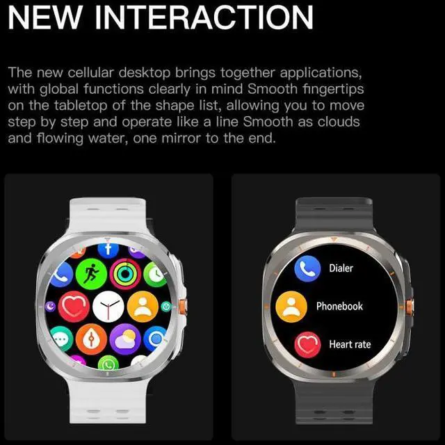 Alt view image 4 of 7 - X7 1.51 inch IPS Screen Bluetooth Smart Watch Supports Healthy Monitoring (Silver)