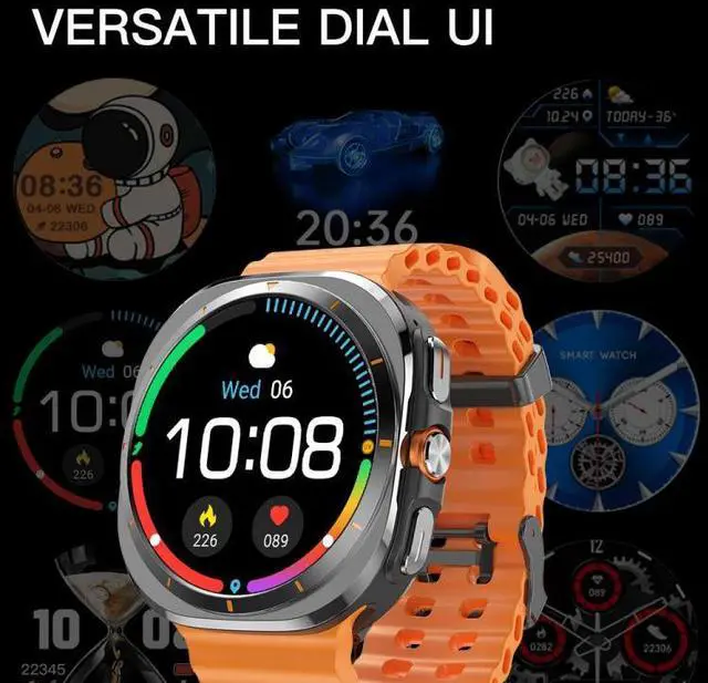 Alt view image 6 of 7 - X7 1.51 inch IPS Screen Bluetooth Smart Watch Supports Healthy Monitoring (Silver)