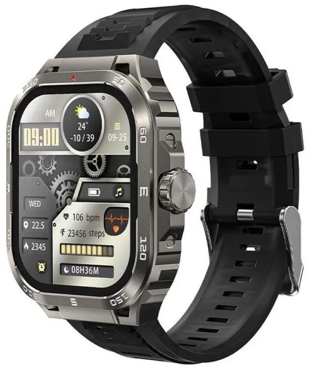 Main image of WK WH-03 2.01 inch Smart Watch Supports Bluetooth Calls (Black)