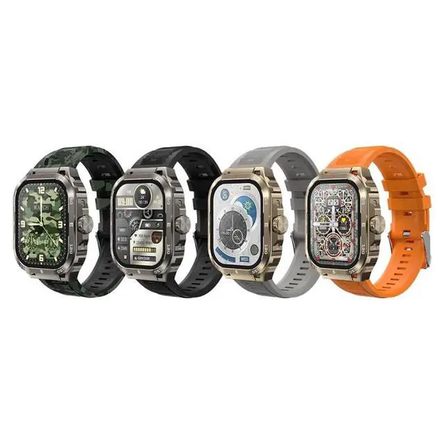 Alt view image 2 of 7 - WK WH-03 2.01 inch Smart Watch Supports Bluetooth Calls (Black)