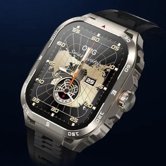 Alt view image 3 of 7 - WK WH-03 2.01 inch Smart Watch Supports Bluetooth Calls (Black)