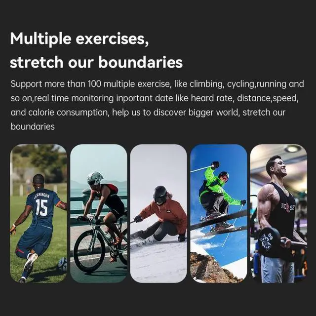 Alt view image 5 of 7 - K52 1.39 inch IPS Square Screen Smart Watch Supports Bluetooth Calls (Black)