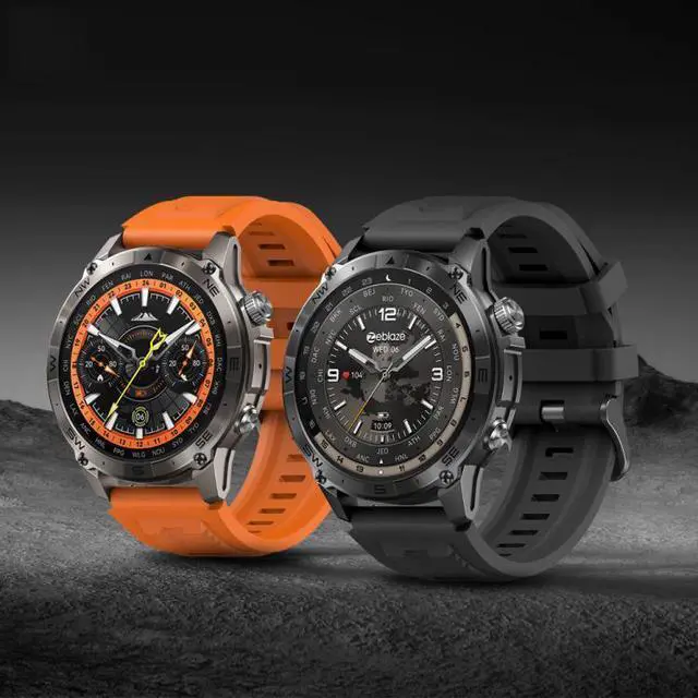 Alt view image 2 of 7 - Zeblaze Stratos 2 Plus 1.43 inch Screen 3 ATM Health and Fitness GPS Smart Watch Stratos 2 Plus (Graphite Black)