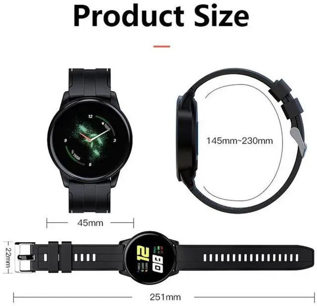 Alt view image 2 of 7 - B7 0.96 inch Color Screen Smart Watch, Support Sleep Monitor / Heart Rate Monitor / Blood Pressure Monitor (Black)