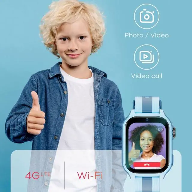 Alt view image 3 of 6 - LEMFO K36 1.83 inch IPX7 Children Sport Smart Watch, Support Video Call / Message Notification / GPS / WiFi (Purple)