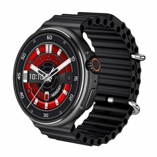 Main image of V3 Ultra Max 1.6 inch TFT Round Screen Smart Watch Supports Voice Calls/Blood Oxygen Monitoring (Black)