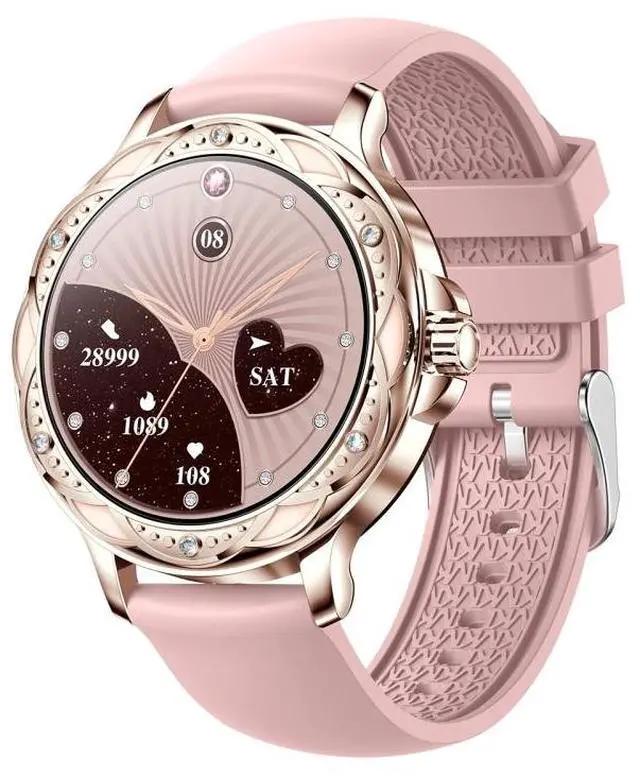 Main image of CF12 1.2 inch Waterproof Smart Silicone Strap Wristband Support Heart Rate Monitoring / Blood Pressure Monitoring CF12 Silicone Strap (Pink) (Pink)