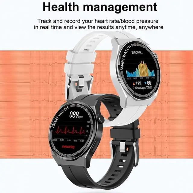 Alt view image 6 of 7 - GT3 Smart Bracelet, 1.5 inch Smart Watch, Bluetooth Call / Heart Rate / Blood Pressure / Blood Oxygen (Black)