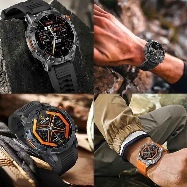 Alt view image 3 of 7 - BH11 4G LTE Android 8.1 Smart Watch, 2GB+16GB, Unisoc 8541 Quad Core, Support Heart Rate / Blood Oxygen (Black Steel)