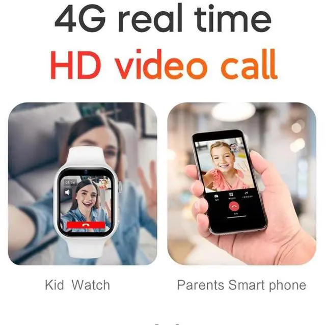 Alt view image 3 of 7 - K20 1.81 inch Children Sport Smart Watch, Support Video Call / Message Notification / GPS / WiFi / AI (Pink)