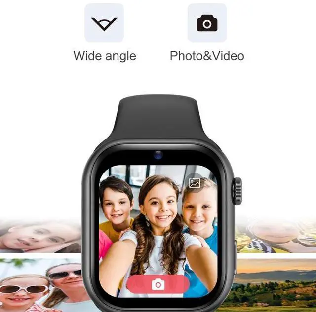 Alt view image 4 of 7 - K20 1.81 inch Children Sport Smart Watch, Support Video Call / Message Notification / GPS / WiFi / AI (Pink)