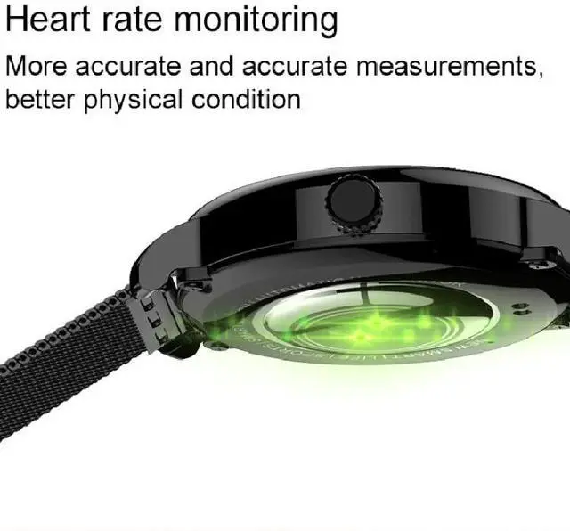 Alt view image 3 of 7 - LEMFO LF35 1.43 inch AMOLED Round Screen Steel Strap Smart Watch Supports Blood Oxygen Detection (Gold)