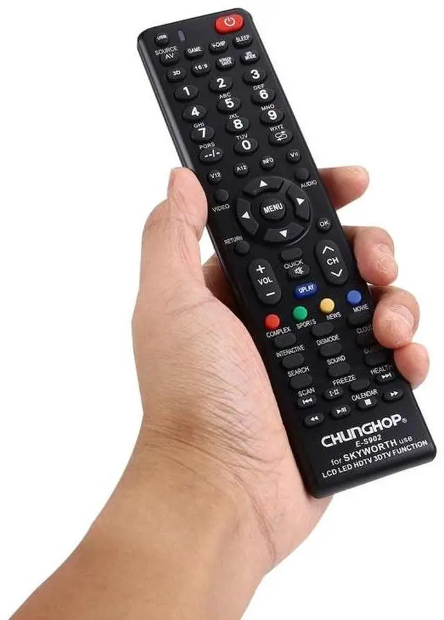 Alt view image 6 of 7 - CHUNGHOP E-S902 Universal Remote Controller for SKYWORTH LED TV / LCD TV / HDTV / 3DTV