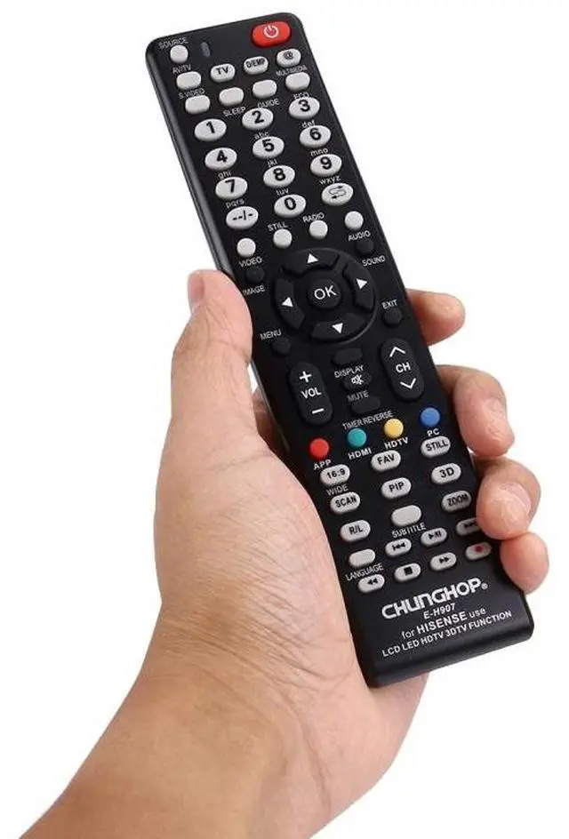 Alt view image 6 of 7 - CHUNGHOP E-H907 Universal Remote Controller for HISENSE LED LCD HDTV 3DTV