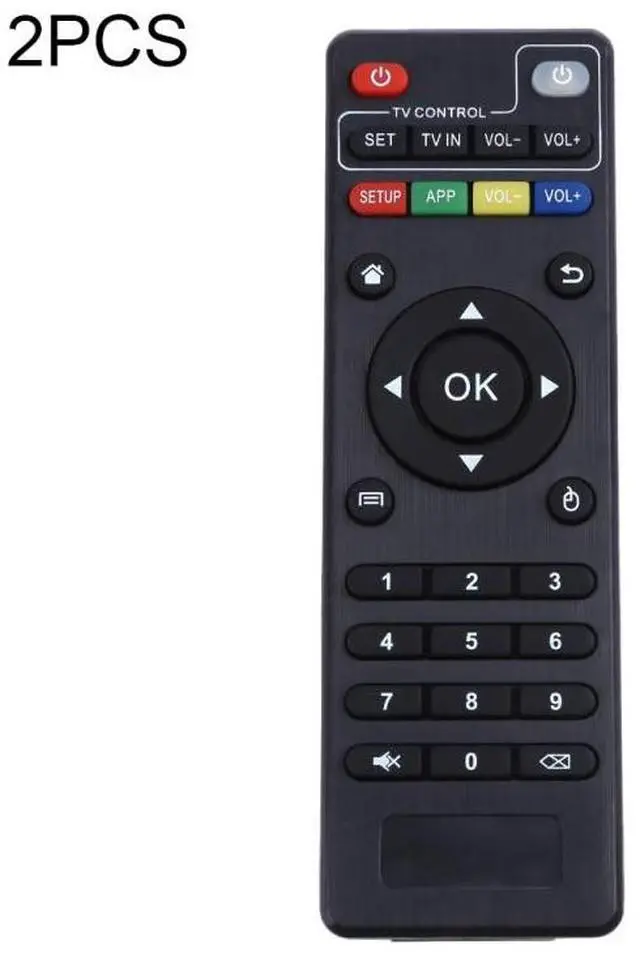 Main image of 2 PCS x96 Set-Top Box Remote Control for T95M / T95N / X96 mini / M8s / T95X (Black)