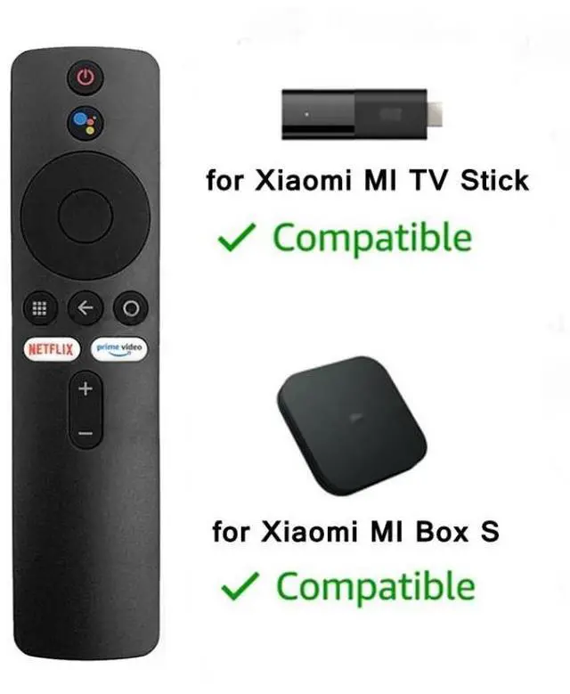 Alt view image 5 of 6 - XMRM-006 For MI Box S MI TV Stick MDZ-22-AB MDZ-24-AA Smart TV Box Bluetooth Voice Remote Control For MI Box S MI TV Stick (Black)