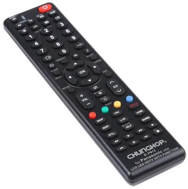 Alt view image 2 of 6 - CHUNGHOP E-P912 Universal Remote Controller for PANASONIC LED TV / LCD TV / HDTV / 3DTV