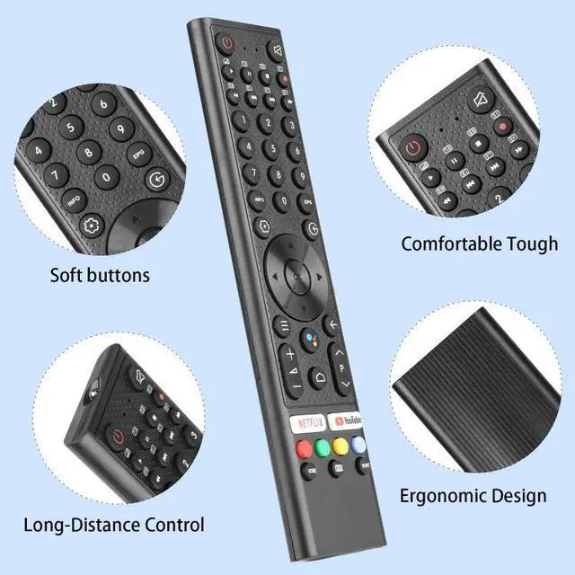 Alt view image 4 of 7 - For ChangHong/CHIQ TV Bluetooth Voice Remote Control