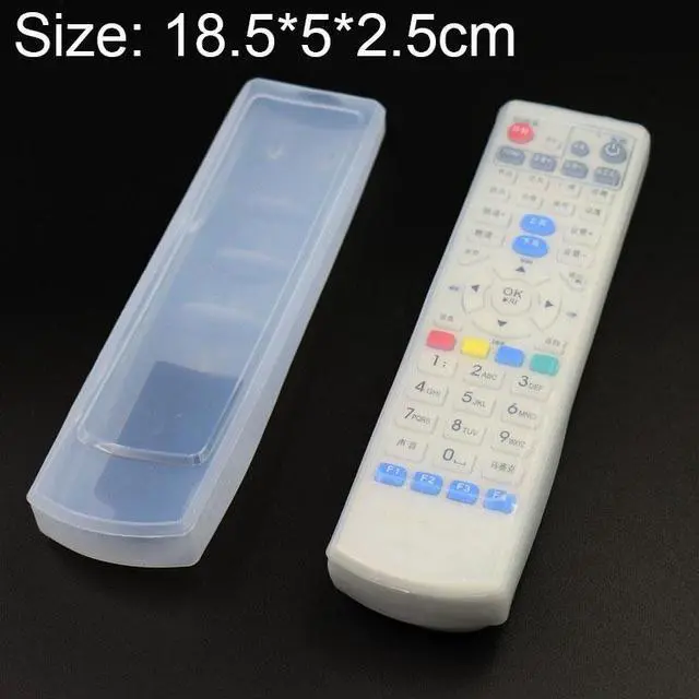 Main image of 5 PCS Smart TV Box Remote Control Waterproof Dustproof Silicone Protective Cover, Size: 18.5*5*2.5cm