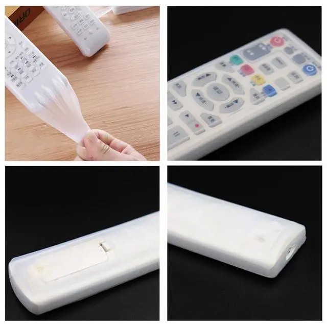 Alt view image 4 of 5 - 5 PCS Smart TV Box Remote Control Waterproof Dustproof Silicone Protective Cover, Size: 18.5*5*2.5cm