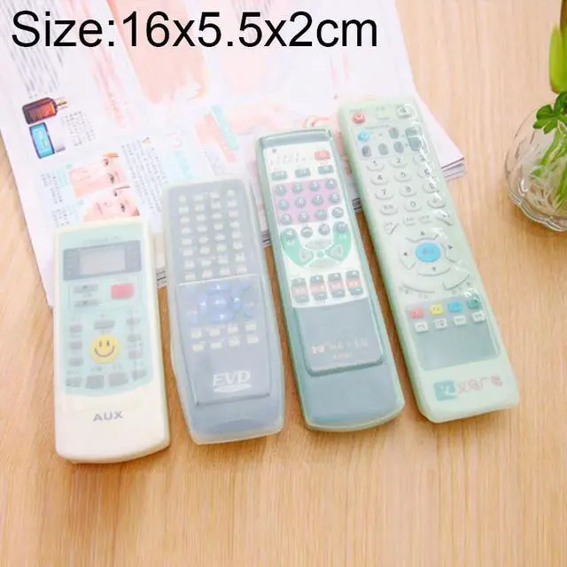 Main image of 5 PCS Long Design Air Conditioning Remote Control Silicone Protective Cover, Size: 16*5.5*2cm