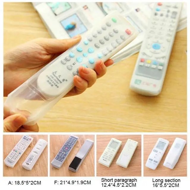 Alt view image 6 of 6 - 5 PCS Remote Control Silicone Protective Cover, Size: 21*4.9*1.9cm