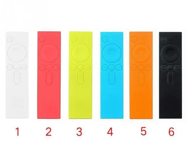 Alt view image 2 of 7 - 6 PCS Soft Silicone TPU Protective Case Remote Rubber Cover Case for Remote Control I Mi TV Box (Green)