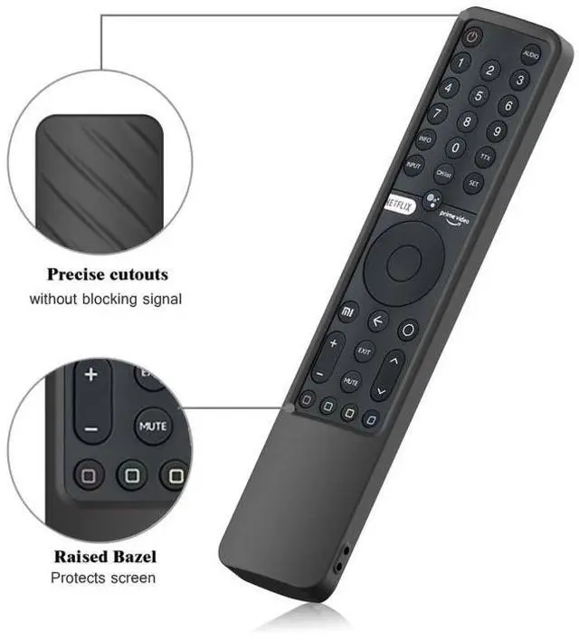 Alt view image 2 of 6 - for Xiaomi P1 Blue Suitable for P1 Remote Control Twill Washable Drop-proof Silicone Case for P1 Blue (Blue) Black