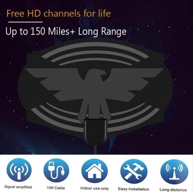 Alt view image 4 of 7 - MYC-HDTV049 25dB 4K HDTV Antenna, Reception Range: 150 Miles