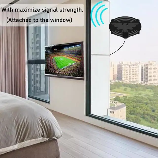 Alt view image 6 of 7 - MYC-HDTV049 25dB 4K HDTV Antenna, Reception Range: 150 Miles