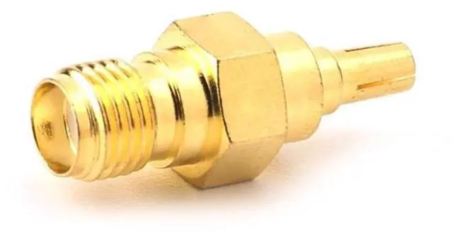 Alt view image 3 of 4 - 2 PCS SMA Female to CRC9 Male RF Coaxial Connector