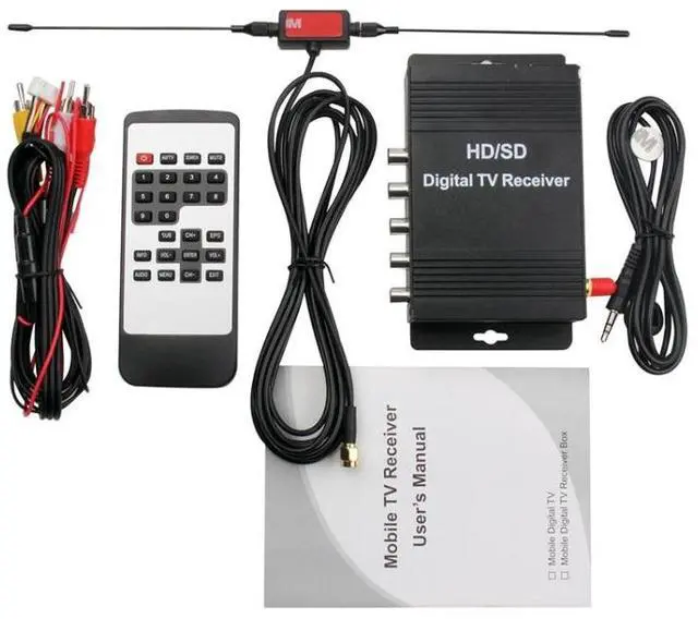 Alt view image 4 of 7 - High Speed ISDB-T Mobile Digital Car TV Receiver, Suit for Brazil / Peru / Chile etc. South America Market(Black)