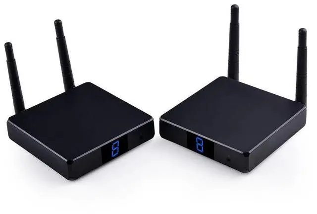Main image of Measy FHD686 Full HD 1080P 3D 5-5.8GHz Wireless HDMI Transmitter (Transmitter + Receiver) with Display, Supports Infrared Remote Control & Wireless Same Screen Function, Transmission Distanc