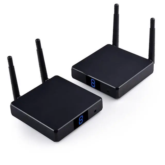 Alt view image 2 of 7 - Measy FHD686 Full HD 1080P 3D 5-5.8GHz Wireless HDMI Transmitter (Transmitter + Receiver) with Display, Supports Infrared Remote Control & Wireless Same Screen Function, Transmission Distanc