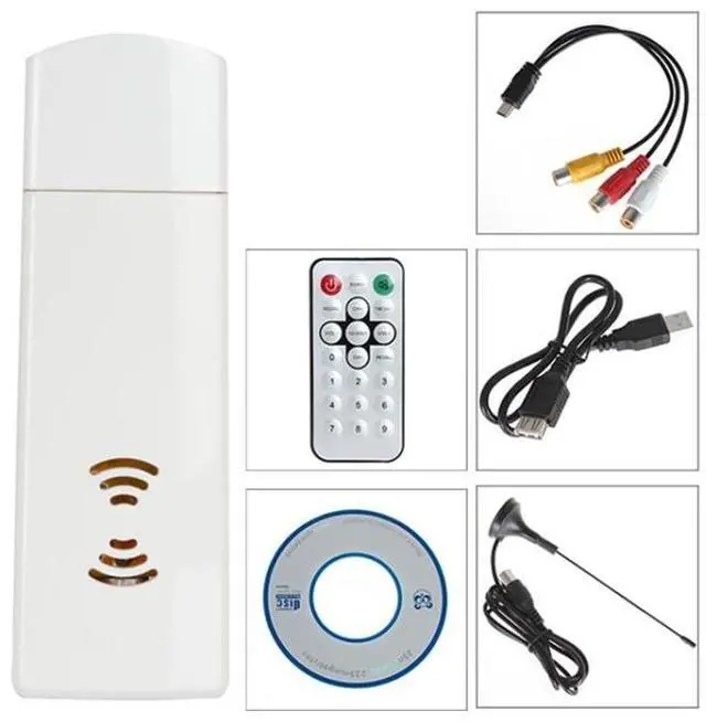 Alt view image 4 of 7 - USB Analog TV Stick, Watch Analog TV On Your PC, With AV IN, Suitable for Global