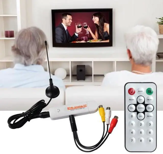 Alt view image 7 of 7 - USB Analog TV Stick, Watch Analog TV On Your PC, With AV IN, Suitable for Global