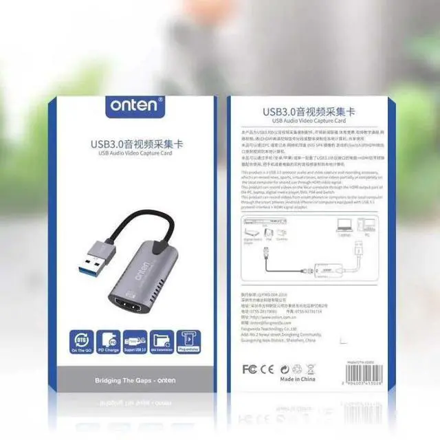 Alt view image 4 of 6 - Onten US302 USB3.0 Audio Video Capture Card