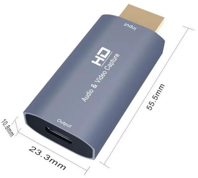 Alt view image 2 of 5 - Z50 USB-C / Type-C Female to HDMI Male Video Capture Card