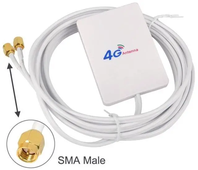 Alt view image 2 of 7 - 28dBi 4G Antenna with SMA Male Connector for 4G LTE FDD/TDD Router