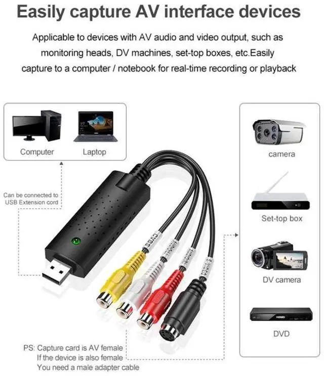 Alt view image 5 of 7 - DVD Maker USB 2.0 Video Capture & Edit , Support MPEG-1/MPEG-2 Compression Format, Chip: MA2106, DC60 (Style 1)