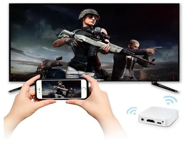 Alt view image 7 of 7 - MiraScreen Car Multimedia Display Device Dongle Audio Video Miracast WiFi Mirror Box, Support Android and iOS, AV and HDTV Ports